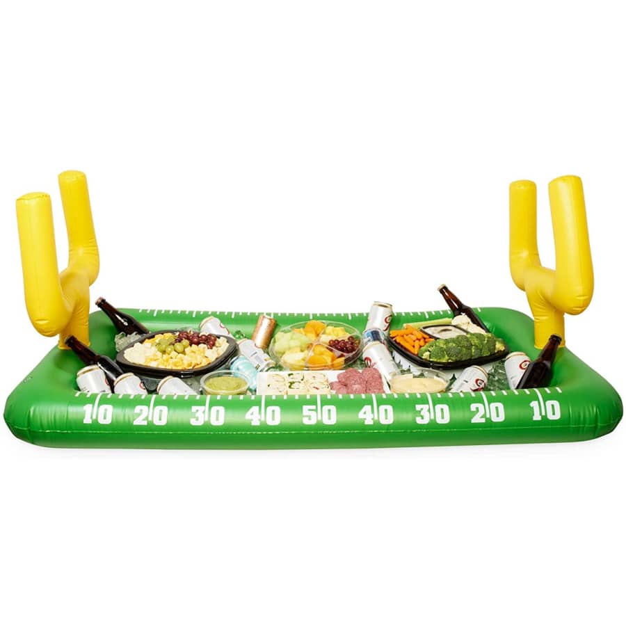 TrueZoo Inflatable Football Field Cooler Bar for $22