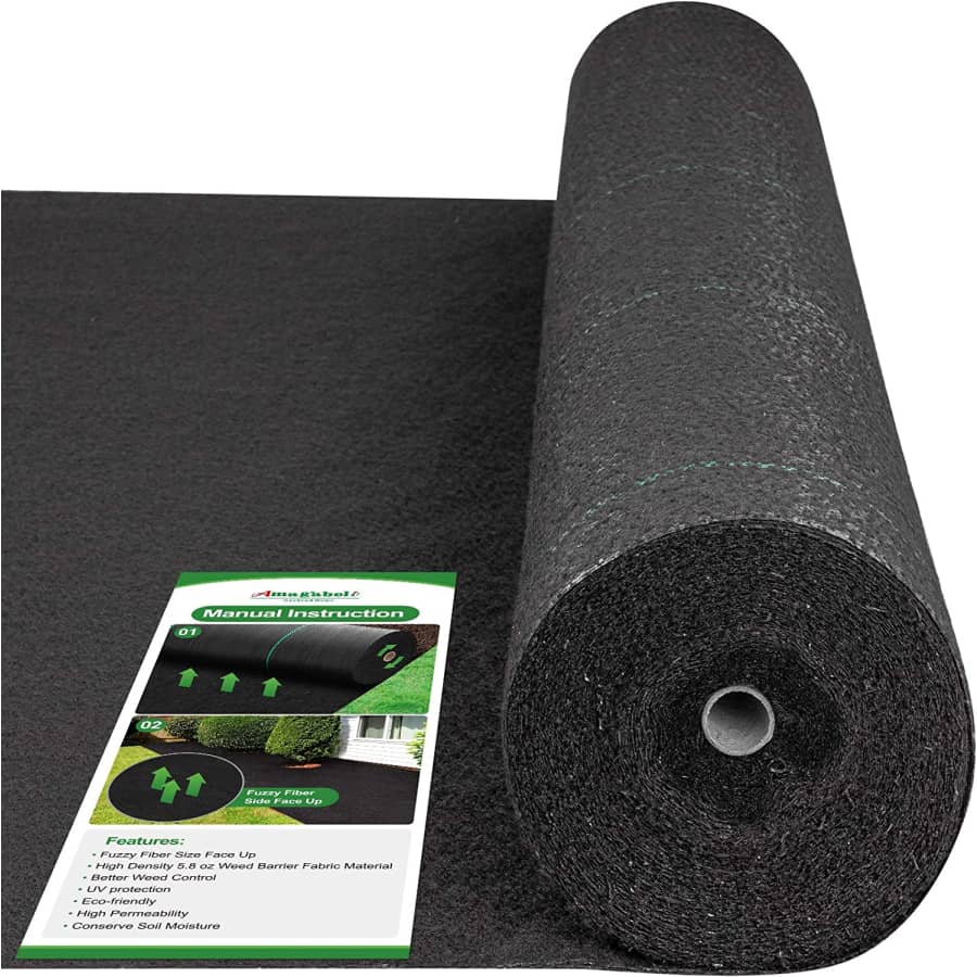 Amagabeli 3x300-Foot Weed Barrier Landscape Fabric for $110