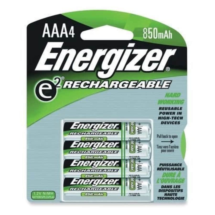 EVENH12BP4CT - Energizer e2 Rechargeable 850mAh AAA Batteries for $17 EVENH12BP4CT - Energizer e2 Rechargeable 850mAh AAA Batteries for $17