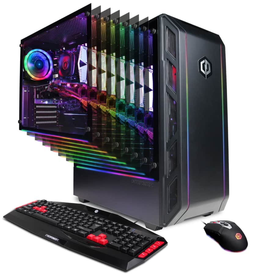 CyberPower AMD Ryzen 5 6-Core Gaming Desktop w/ 4GB GPU for $499 CyberPower AMD Ryzen 5 6-Core Gaming Desktop w/ 4GB GPU for $499