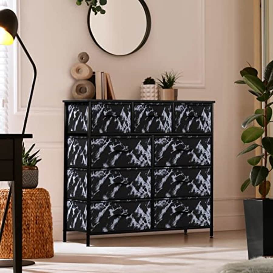 Sorbus Dresser with 9 Drawers - Furniture Storage Chest Tower Unit for Bedroom, Hallway, Closet, for $75