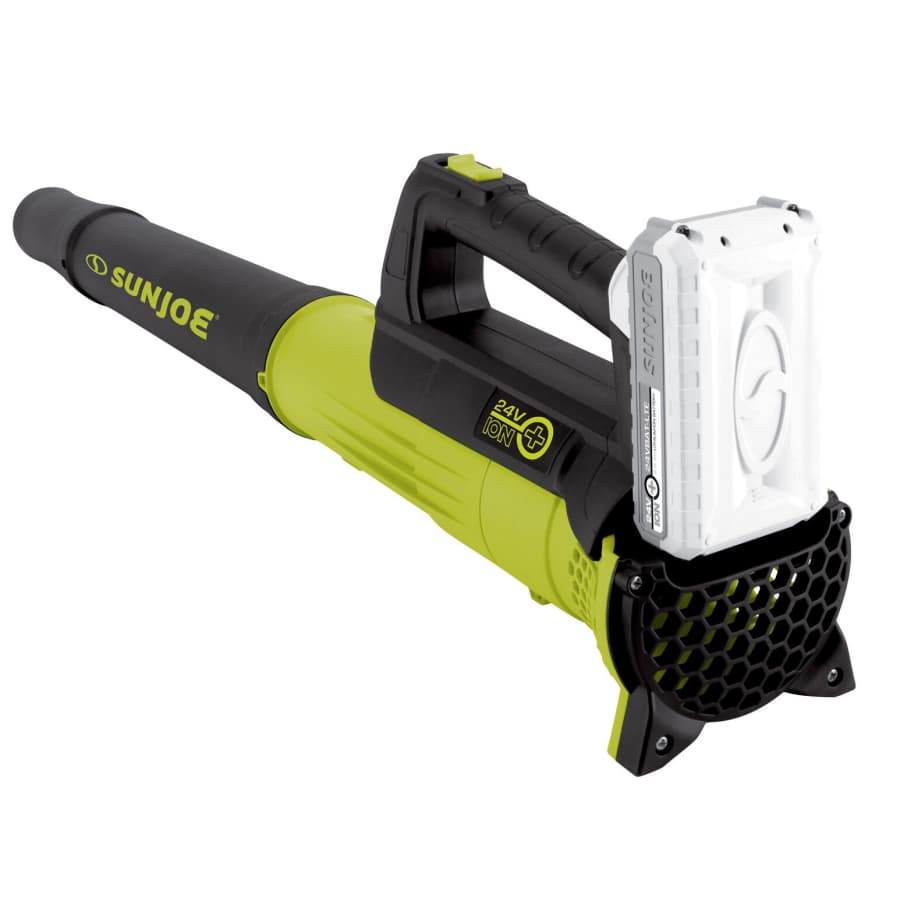 Sun Joe 24V Cordless Compact Turbine Jet Blower with Battery and Charger for $91 Sun Joe 24V Cordless Compact Turbine Jet Blower with Battery and Charger for $91