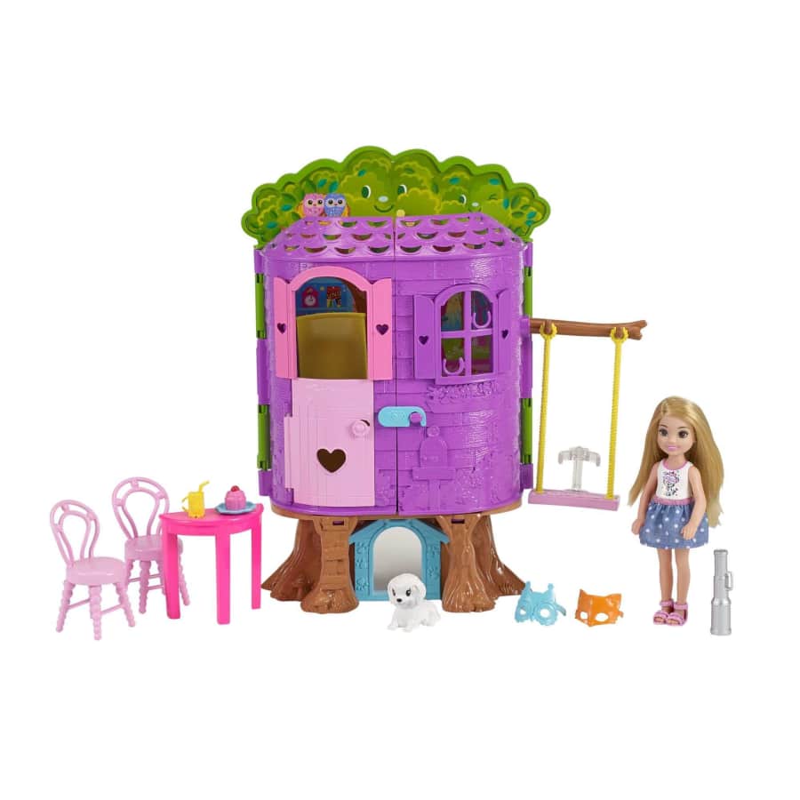 Barbie Club Chelsea Treehouse House Playset for $11 Barbie Club Chelsea Treehouse House Playset for $11