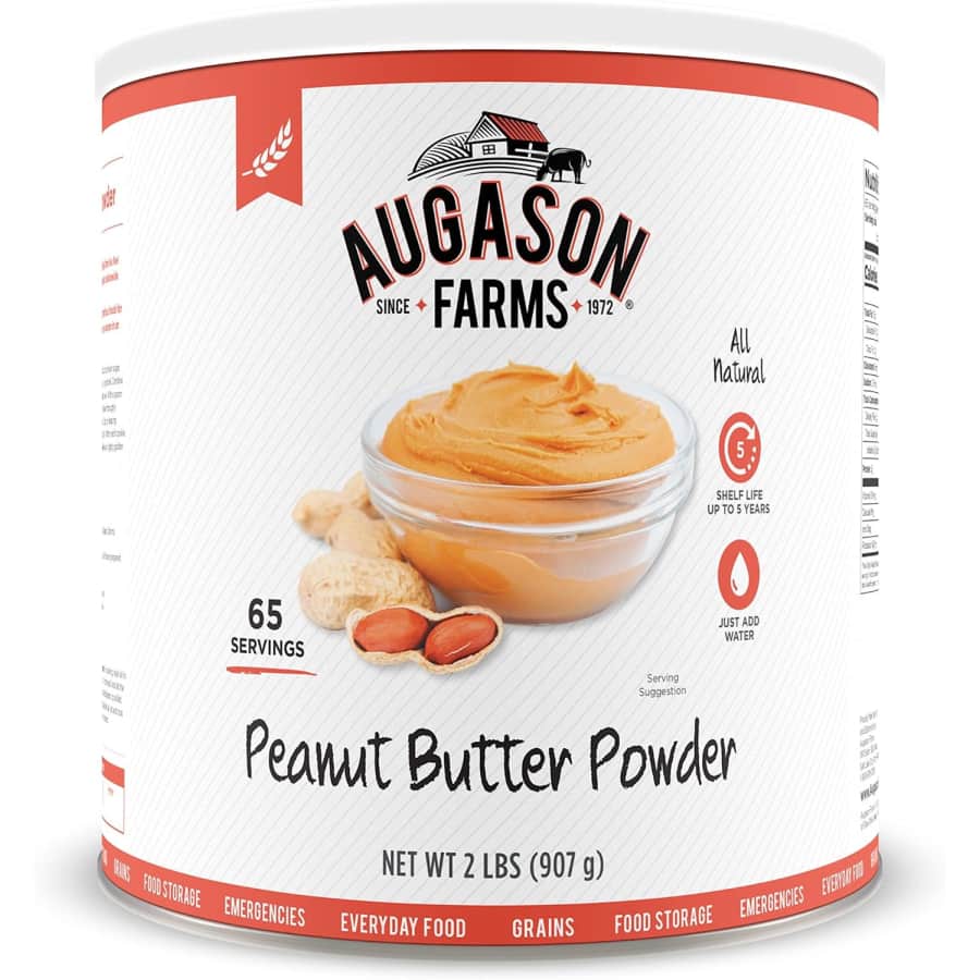 Augason Peanut Butter Powder 2-lb. Can for $17 Augason Peanut Butter Powder 2-lb. Can for $17