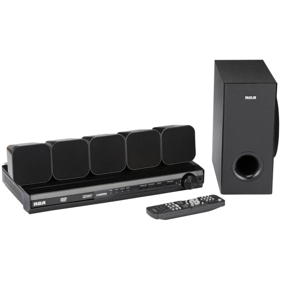 RCA 5.1-Ch 200W DVD Home Theater System for $70 RCA 5.1-Ch 200W DVD Home Theater System for $70