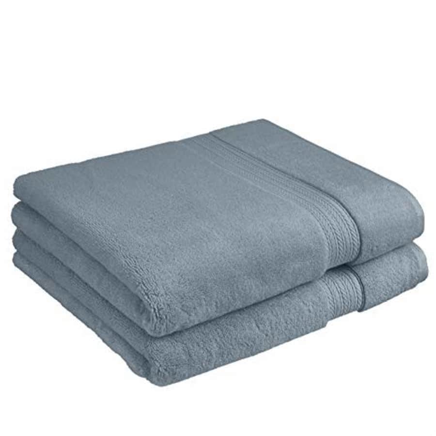 Amazon Basics Luxury Performance Bath Towel - 2-Pack, Tide Pool for $28