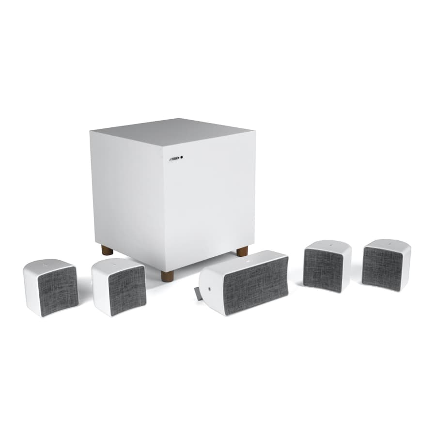 Jamo Studio Cinema 5.1 Passive Surround with Subwoofer Home Theater System for $99 Jamo Studio Cinema 5.1 Passive Surround with Subwoofer Home Theater System for $99