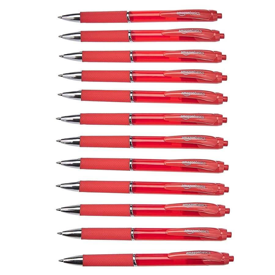 Amazon Basics Retractable Gel Pens 12-Pack for $2.79 via Sub & Save