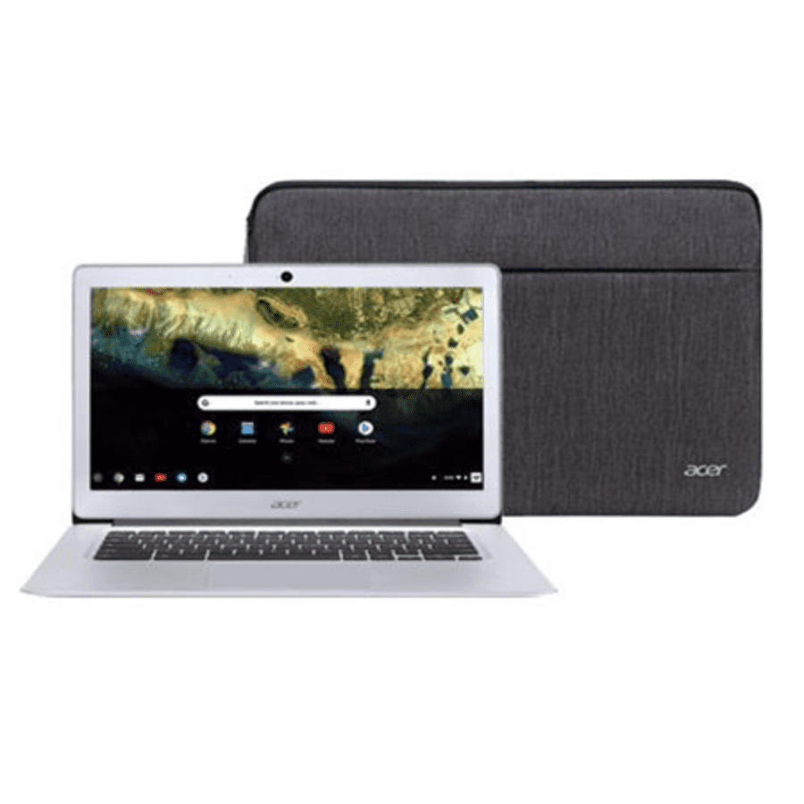 Acer Intel Atom Quad 14" Chromebook w/ Sleeve for $159