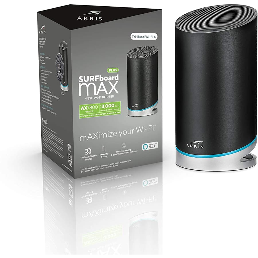 Arris Surfboard Max Plus Mesh AX7800 Wi-Fi 6 Router for $350 Arris Surfboard Max Plus Mesh AX7800 Wi-Fi 6 Router for $350