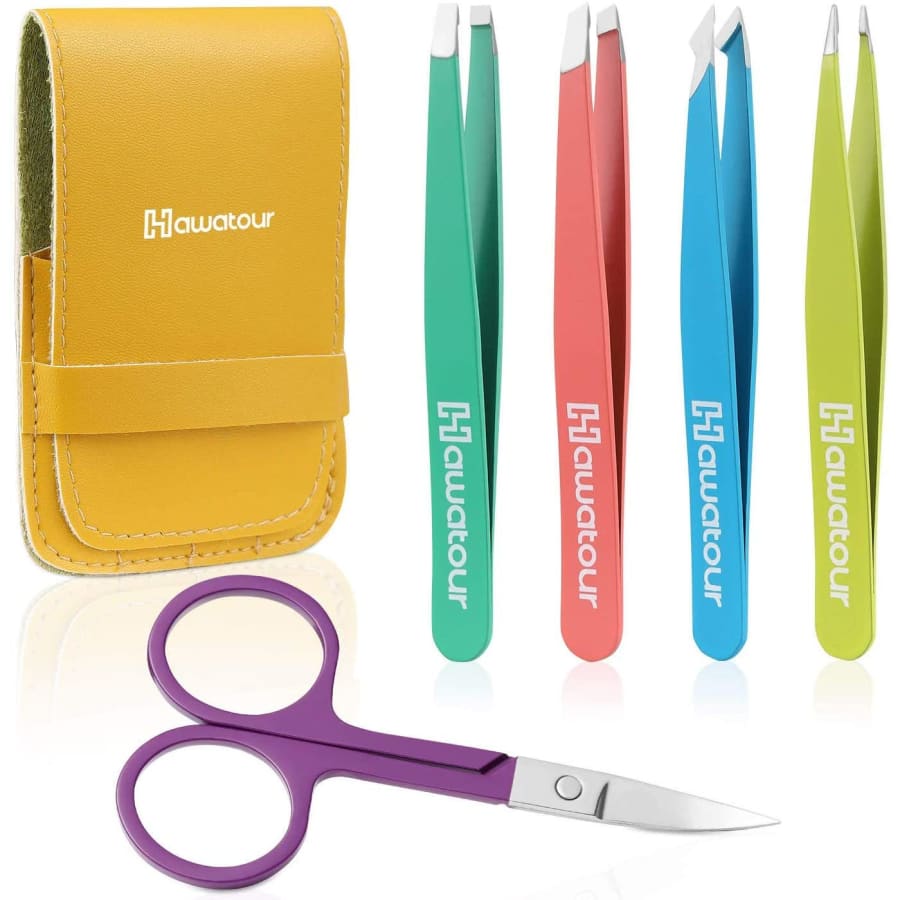 Hawatour 5-Piece Eyebrow Tweezer Kit for $3 Hawatour 5-Piece Eyebrow Tweezer Kit for $3
