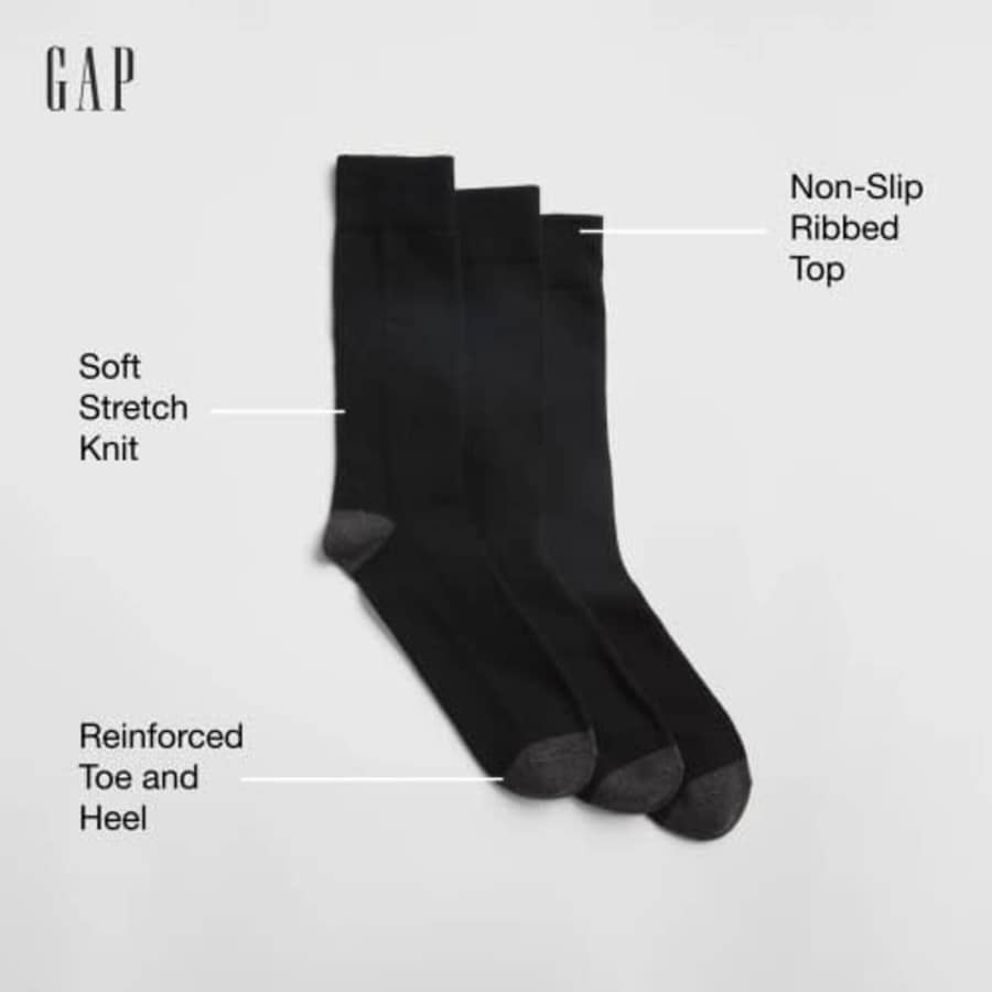 GAP mens Crew Socks, New Classic Navy, One Size US for $14 GAP mens Crew Socks, New Classic Navy, One Size US for $14