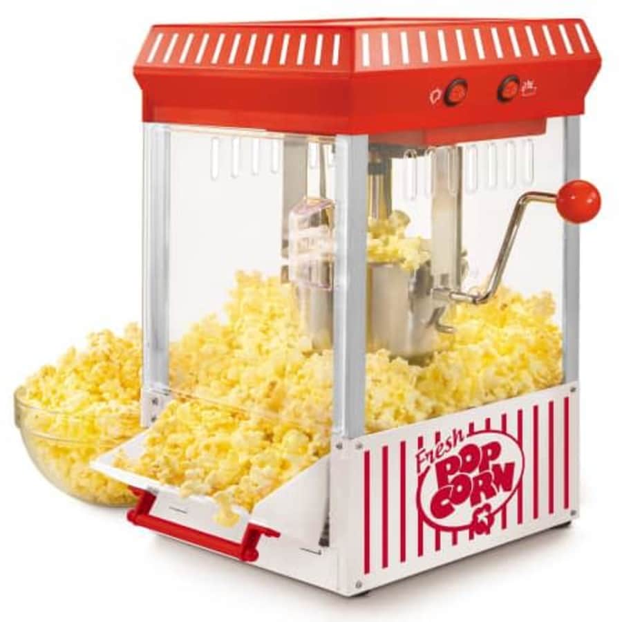 Nostalgia Vintage Collection 10-Cup Kettle Popcorn Machine for $54 Nostalgia Vintage Collection 10-Cup Kettle Popcorn Machine for $54