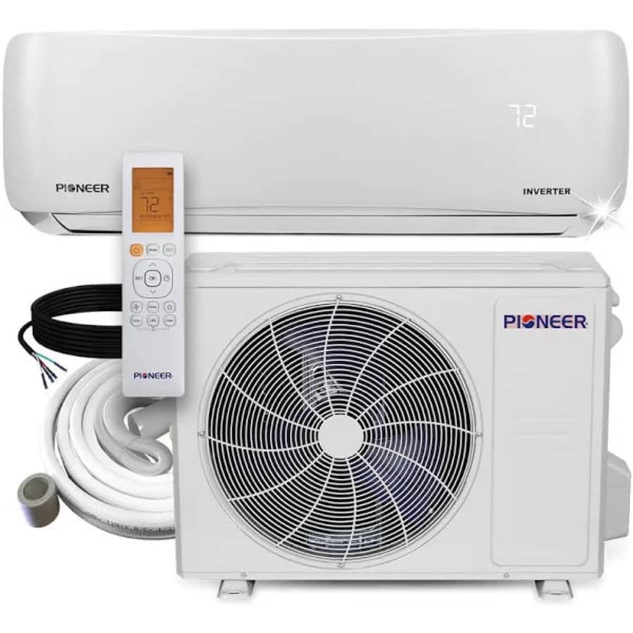 Pioneer 24,000-BTU Ductless Mini Split Wall-Mounted Air Conditioner for $1,485 Pioneer 24,000-BTU Ductless Mini Split Wall-Mounted Air Conditioner for $1,485