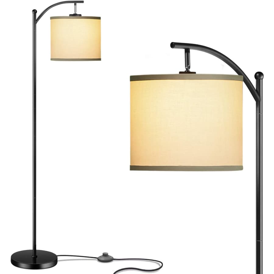 Addlon LED Floor Lamp with Shade and 9W Bulb for $40