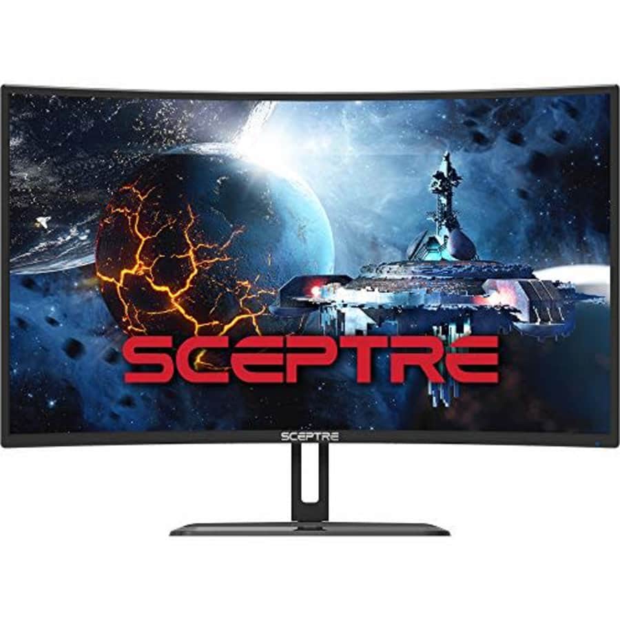 Sceptre Curved 32" Gaming Monitor Up to 240Hz 1ms AMD FreeSync Premium Build-in Speakers, HDMI for $170