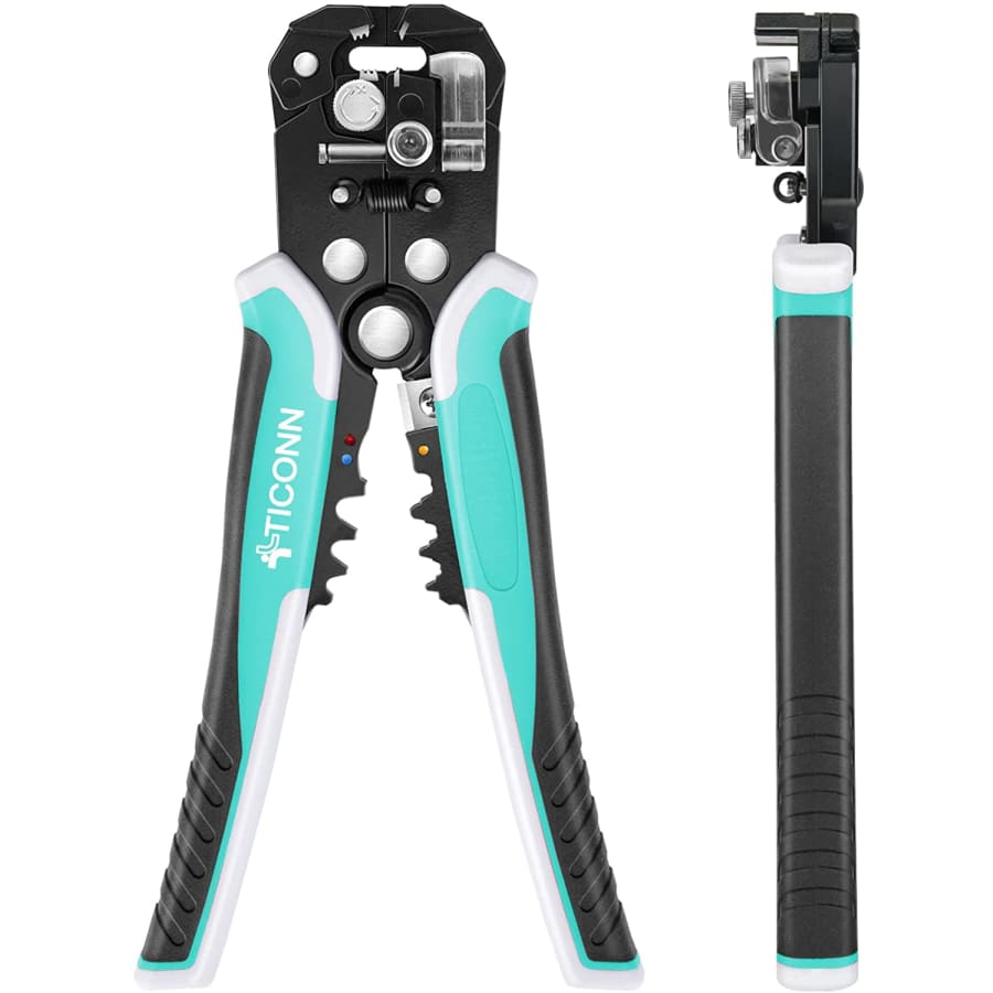 TICONN Automatic Wire Stripper Tool, 3 in 1 Wire Cutters Crimper Pliers Electrician Tools for 2410 for $19