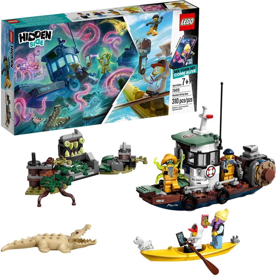 LEGO Hidden Side Augmented Reality Wrecked Shrimp Boat for $48