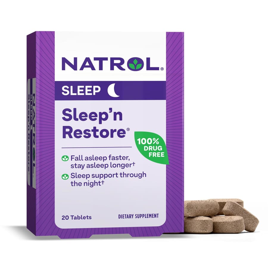 Natrol Sleep N Restore Tablets 20-Pack: $3.85 via Sub & Save Natrol Sleep N Restore Tablets 20-Pack: $3.85 via Sub & Save