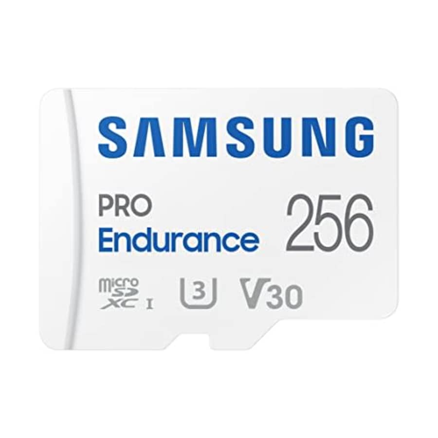 Samsung PRO Endurance 256GB microSDXC UHS-I U3 100MB/s Video Monitoring Memory Card with Adapter for $52 Samsung PRO Endurance 256GB microSDXC UHS-I U3 100MB/s Video Monitoring Memory Card with Adapter for $52