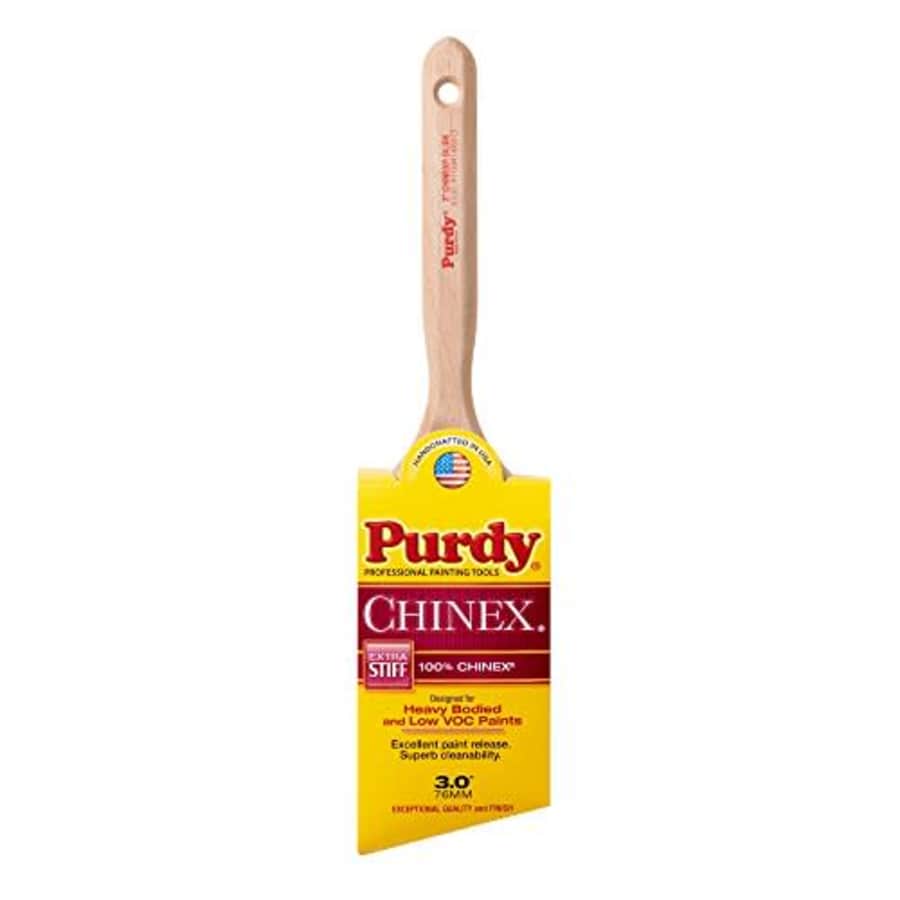 Purdy 144152930 Chinex Series Glide Angular Trim Paint Brush, 3 inch for $46 Purdy 144152930 Chinex Series Glide Angular Trim Paint Brush, 3 inch for $46