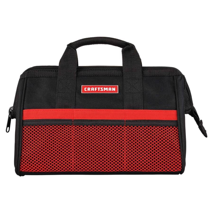 Craftsman 6-Pocket 13" Wide Mouth Tool Bag for $6 Craftsman 6-Pocket 13" Wide Mouth Tool Bag for $6