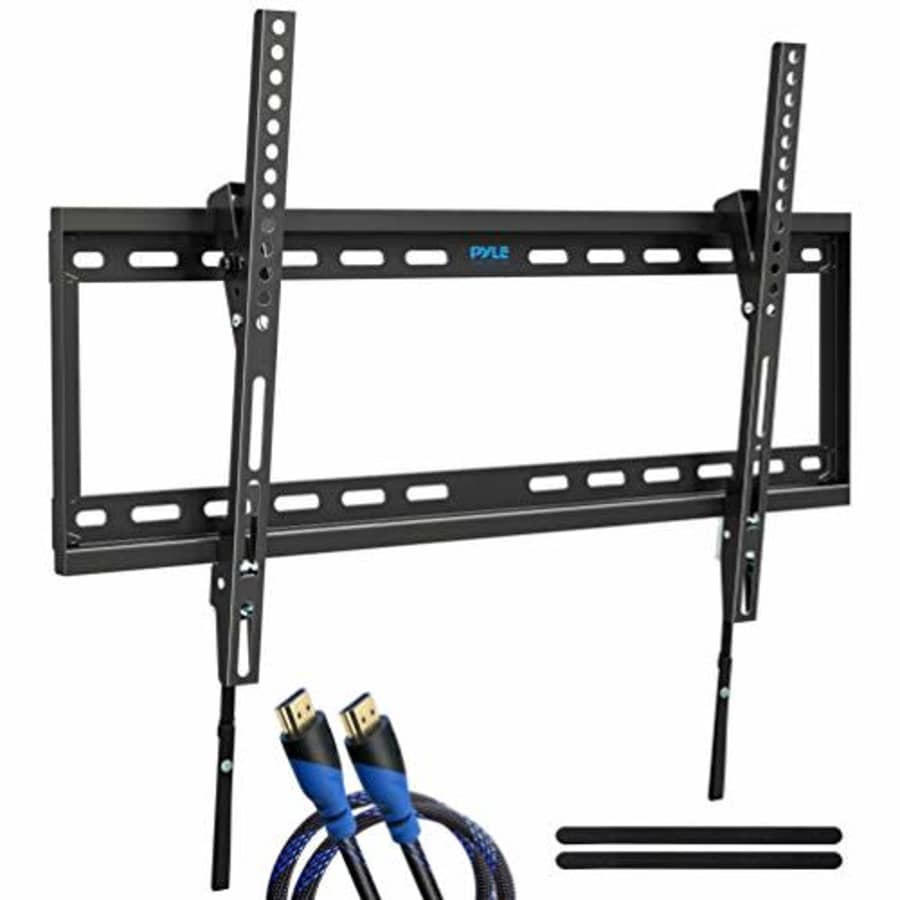 Pyle Tilting Wall Mount TV Bracket - Heavy Duty Universal Flat Screen TV Wall Mount - Mounts 42-84" for $44