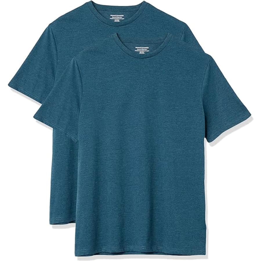 Amazon Elements Amazon Essentials Men's Crewneck T-Shirt 2-Pack for $9 Amazon Elements Amazon Essentials Men's Crewneck T-Shirt 2-Pack for $9