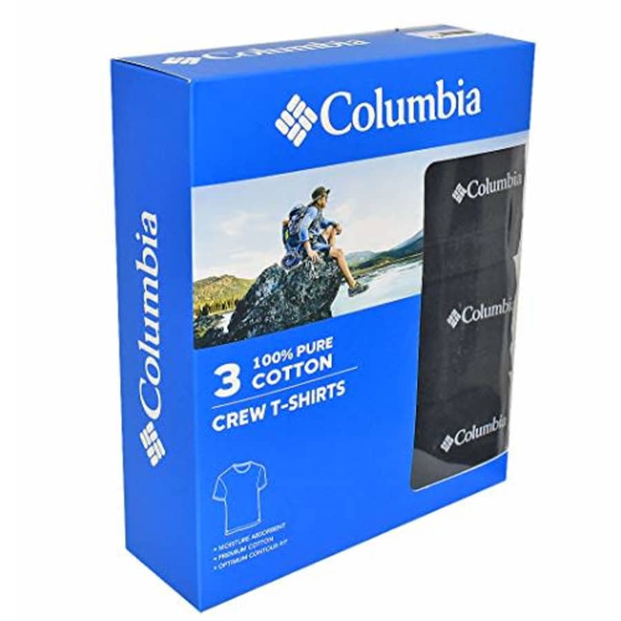 Columbia Men's T-Shirt, Black, Large for $35