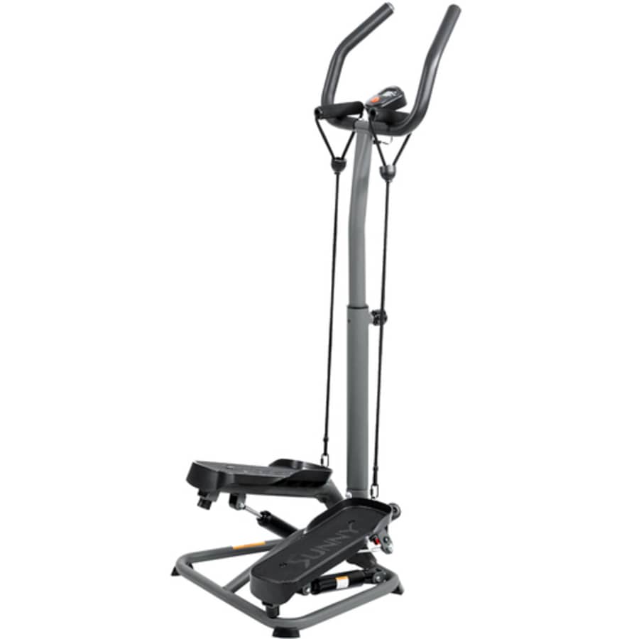 Sunny Health and Fitness Twist Stepper w/ Handlebar and Resistance Bands for $99