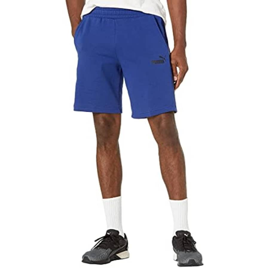PUMA Men's Amplified 9" Shorts, Elektro Blue, Medium for $20