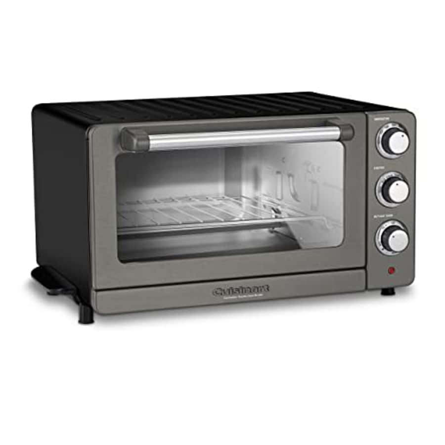 Cuisinart TOB-60N1BKS2 Convection Toaster Oven, 086279133458, Black Stainless (Renewed) for $60