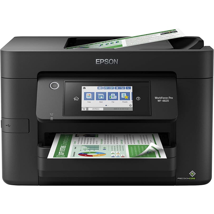 Epson Workforce Pro Wireless Color Inkjet All-In-One Printer for $200