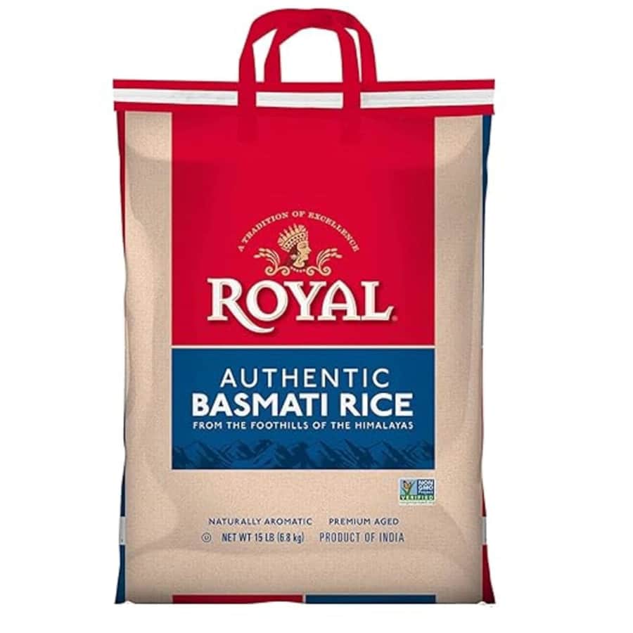 Royal Basmati Rice 15-lb. Bag for $15