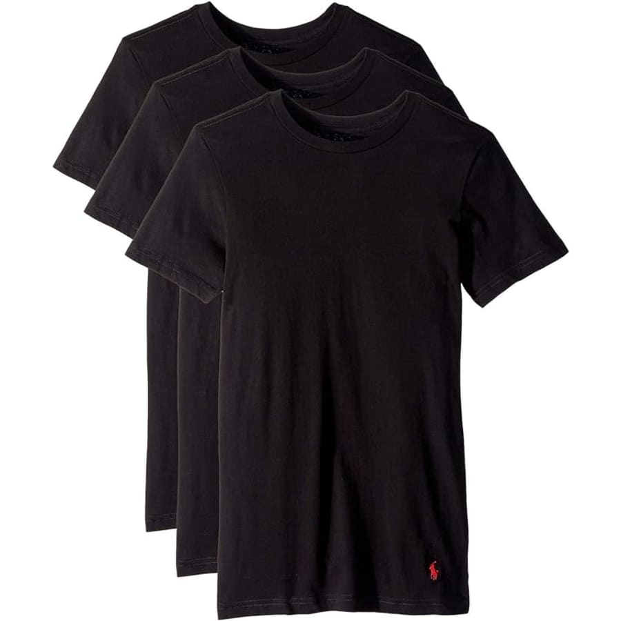Polo Ralph Lauren Men's Slim Fit Crew T-Shirt 3-Pack for $32 Polo Ralph Lauren Men's Slim Fit Crew T-Shirt 3-Pack for $32