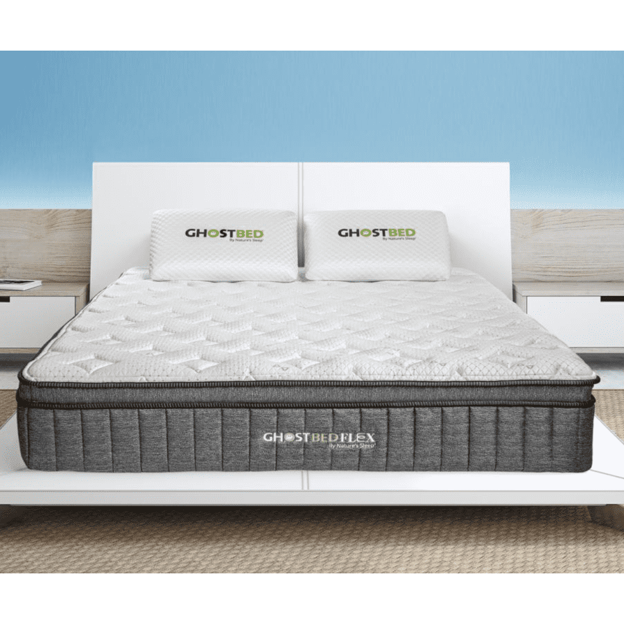 GhostBed Flex 13" Gel Memory Foam Pillow-Top Hybrid Queen Mattress for $671