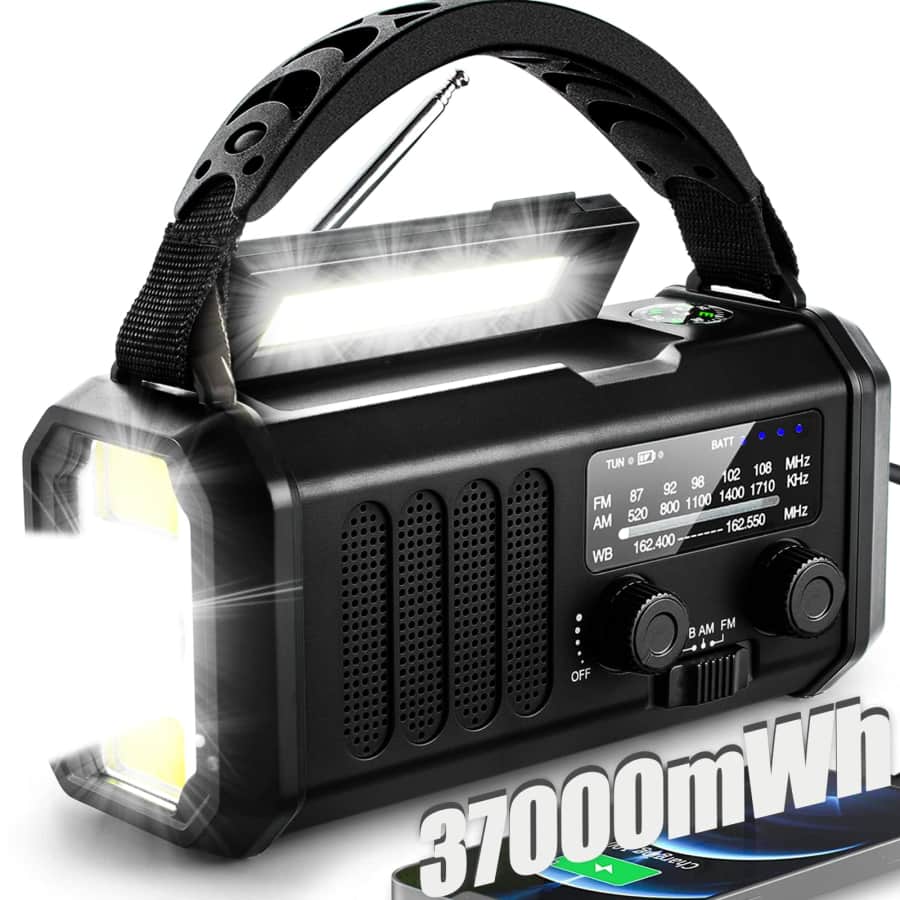 37,000mWh Emergency Hand Crank Radio for $20 37,000mWh Emergency Hand Crank Radio for $20