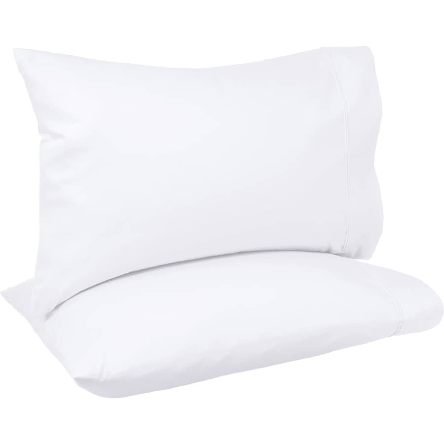 Amazon Basics 400TC Pillow Case 2-Pack for $12 Amazon Basics 400TC Pillow Case 2-Pack for $12