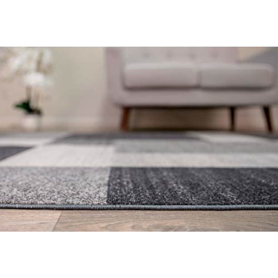 Rugshop Modern Boxes Design Non-Slip (Non-Skid) Area Rug 5 X 7 (5' 3" X 7' 3") Gray for $79 Rugshop Modern Boxes Design Non-Slip (Non-Skid) Area Rug 5 X 7 (5' 3" X 7' 3") Gray for $79