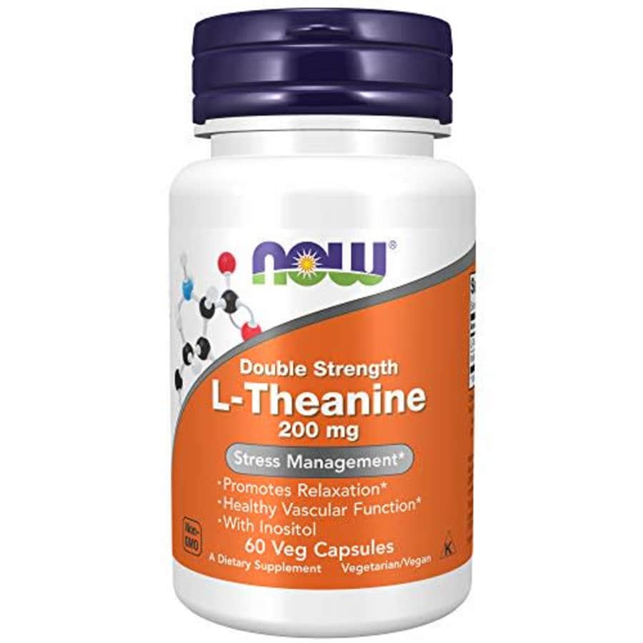 Now Foods NOW Supplements, L-Theanine 200 mg with Inositol, Stress Management*, 60 Veg Capsules for $13 Now Foods NOW Supplements, L-Theanine 200 mg with Inositol, Stress Management*, 60 Veg Capsules for $13