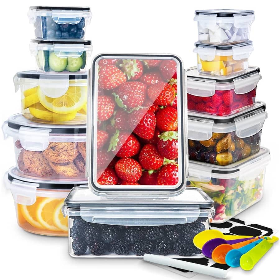 24-Piece Airtight Food Storage Container Set for $25
