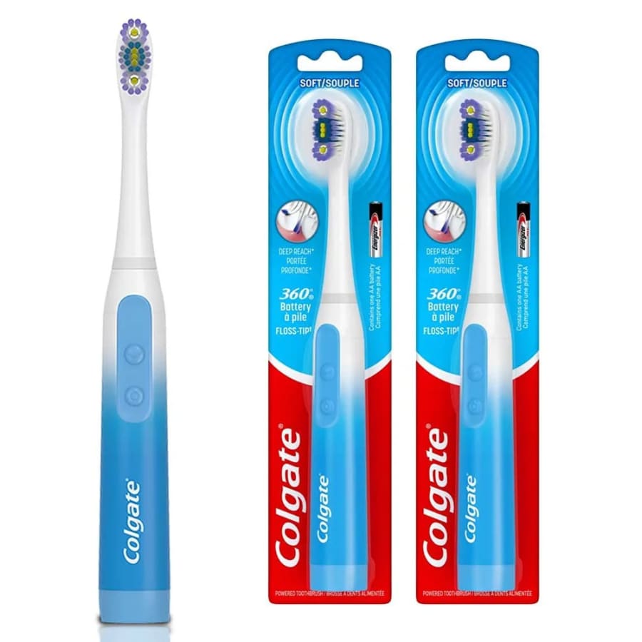 Colgate 360 Floss Tip Sonic Powered Battery Toothbrush 2-Pack for $12 via Sub & Save Colgate 360 Floss Tip Sonic Powered Battery Toothbrush 2-Pack for $12 via Sub & Save