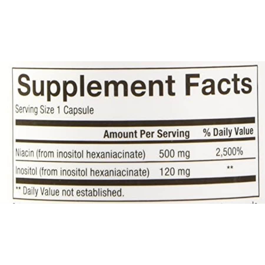 Natural Factors - Vitamin B3 No Flush Niacin 500mg, Supports Cholesterol Metabolism, 90 Capsules for $29 Natural Factors - Vitamin B3 No Flush Niacin 500mg, Supports Cholesterol Metabolism, 90 Capsules for $29