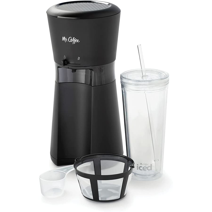 Mr. Coffee Iced Coffee Maker with Reusable Tumbler for $30 Mr. Coffee Iced Coffee Maker with Reusable Tumbler for $30