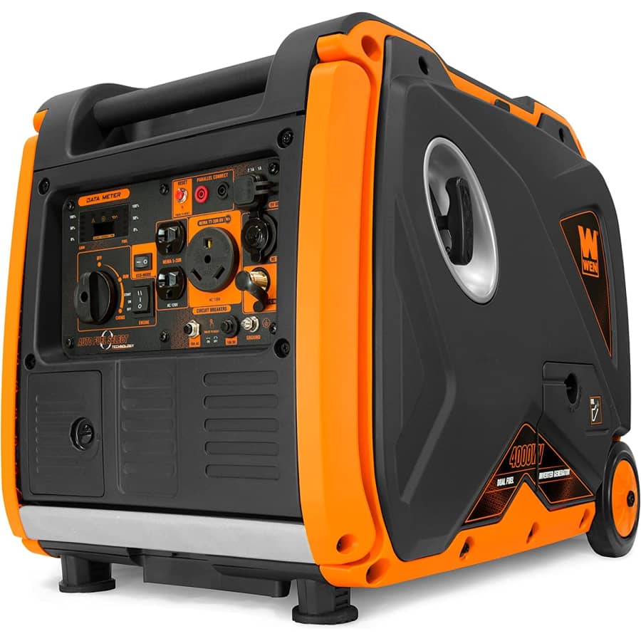 WEN 4,000-Watt Dual Fuel Portable Inverter Generator for $639