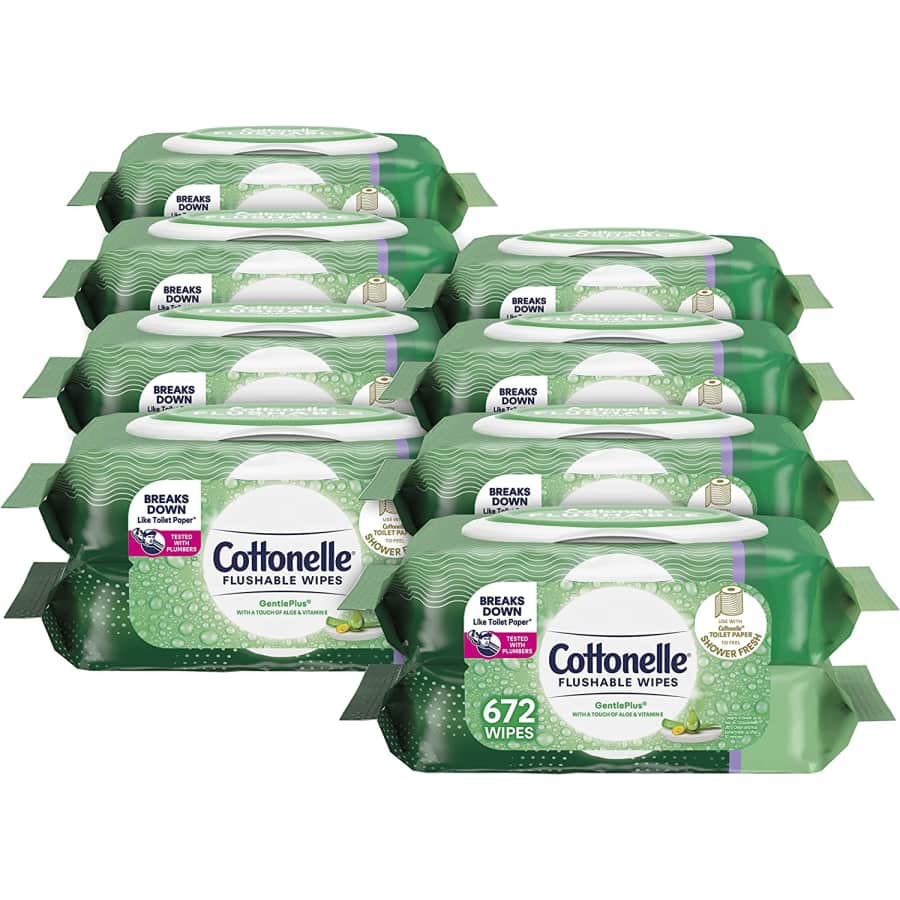 Cottonelle GentlePlus Flushable Wet Wipes 16-Pack for $18 via Sub & Save Cottonelle GentlePlus Flushable Wet Wipes 16-Pack for $18 via Sub & Save