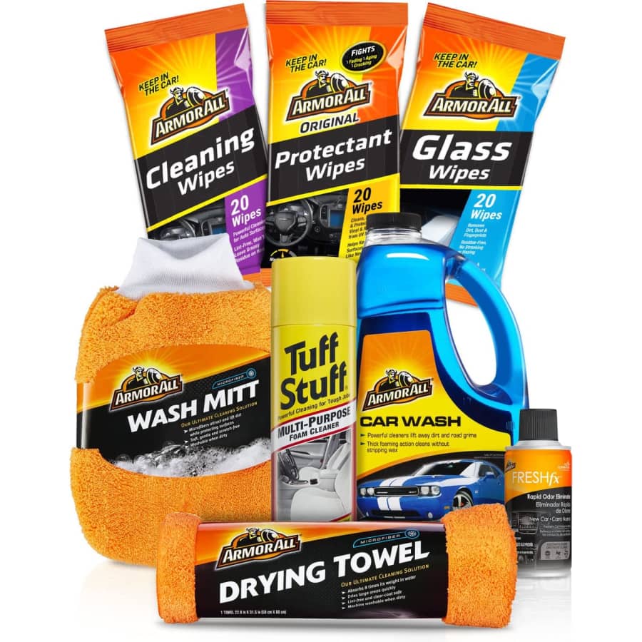 Armor All 8-Piece Car Wash and Cleaner Kit for $41 Armor All 8-Piece Car Wash and Cleaner Kit for $41