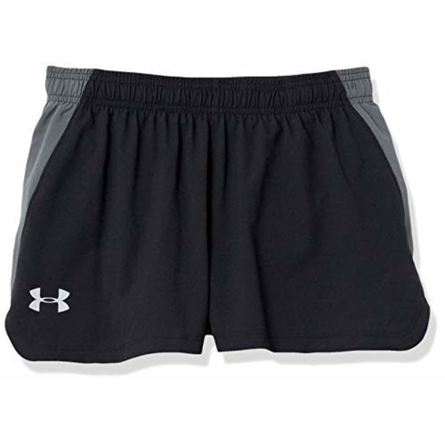 Under Armour Men's Launch Stretch Woven Split Shorts, Black (002)/Reflective, 3X-Large for $12 Under Armour Men's Launch Stretch Woven Split Shorts, Black (002)/Reflective, 3X-Large for $12