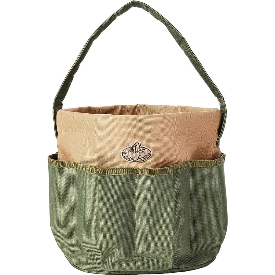 Esschert Design Canvas Round Tool Bag for $20