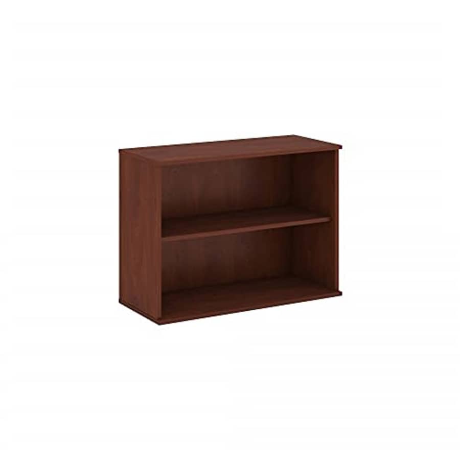 Bush Furniture Bush Business Furniture Small 2 Shelf Bookcase in Hansen Cherry, Low Bookshelf for Home Office or for $133